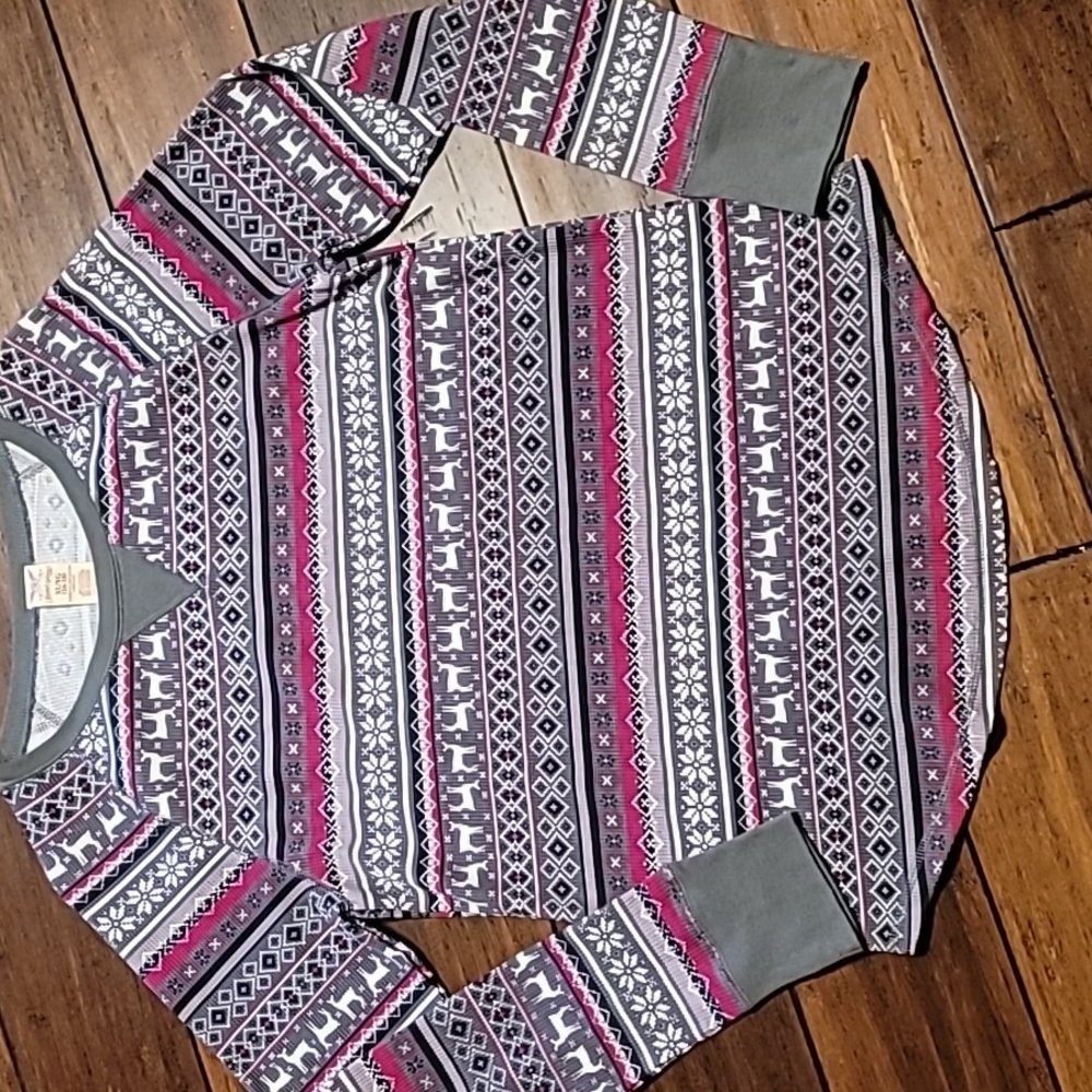NWOT Faded Glory XL gray top